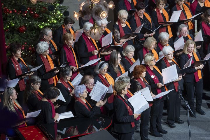 44. Internationales Adventsingen – choirs in the Rathaus Festsaal (Wiener Christkindlmarkt)